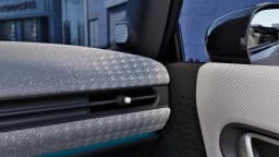 Detail view of the MINI Cooper Convertible dashboard