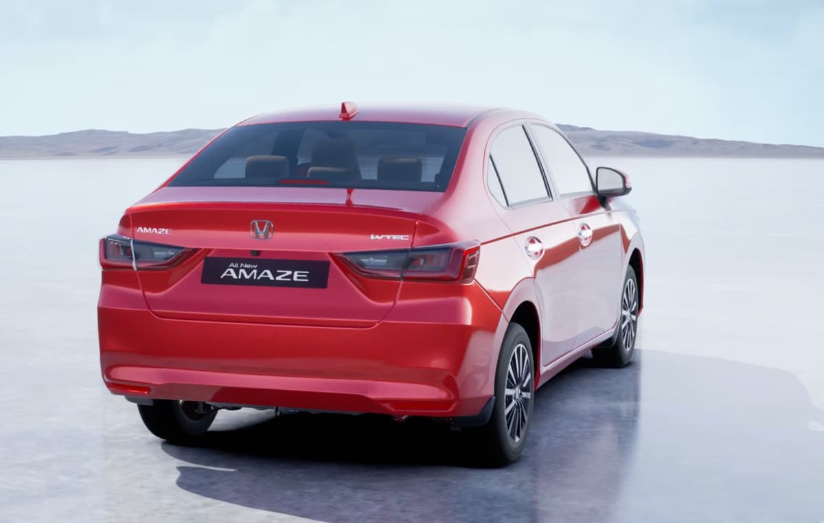 Honda Amaze Back View