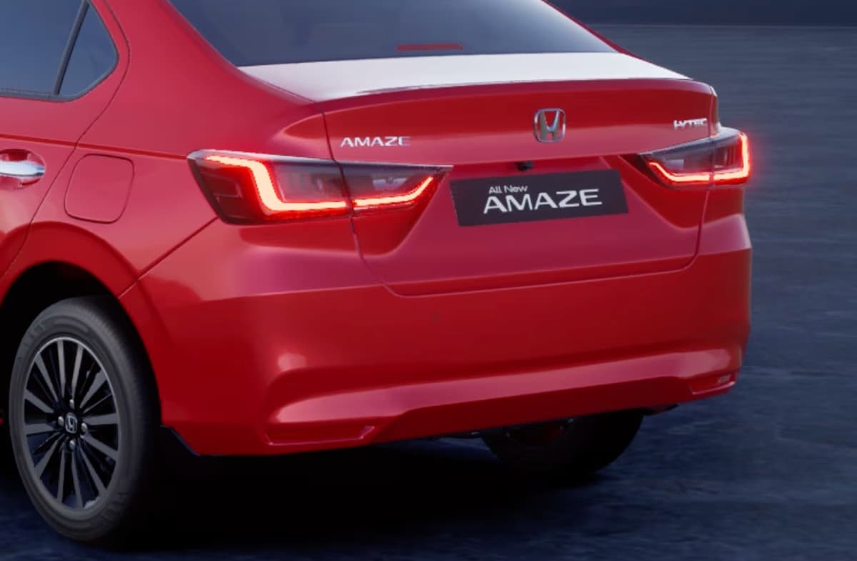 Honda Amaze Back View