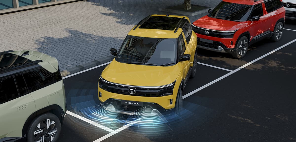 Tata Sierra Front Parking Sensors